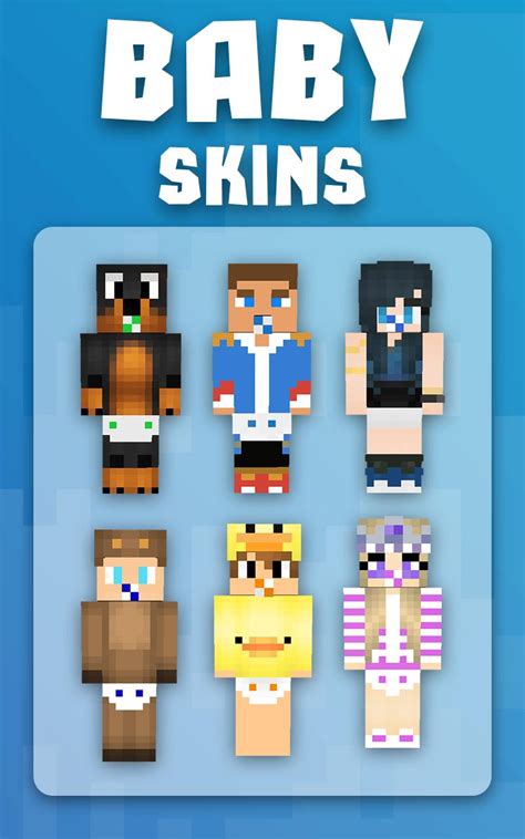 skin de bebê para minecraft|minecraft skins for babies.